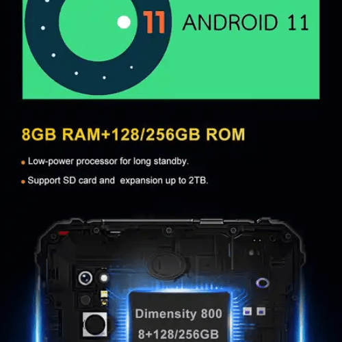 Emissions and Stack Dual SIM TF Card RFID Rugged Tablet - Image 2
