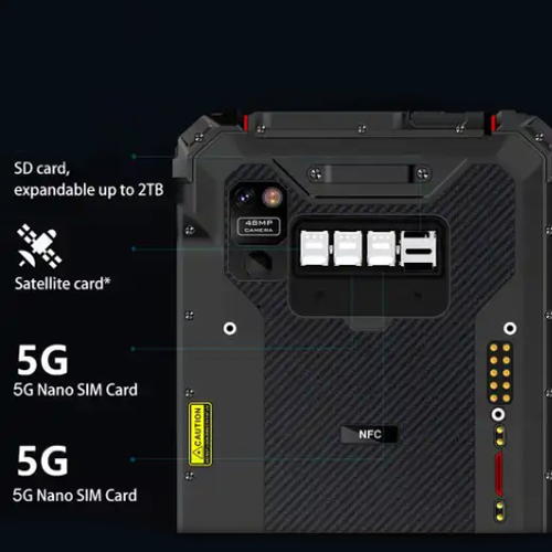 Emissions and Stack Dual SIM TF Card RFID Rugged Tablet - Image 3